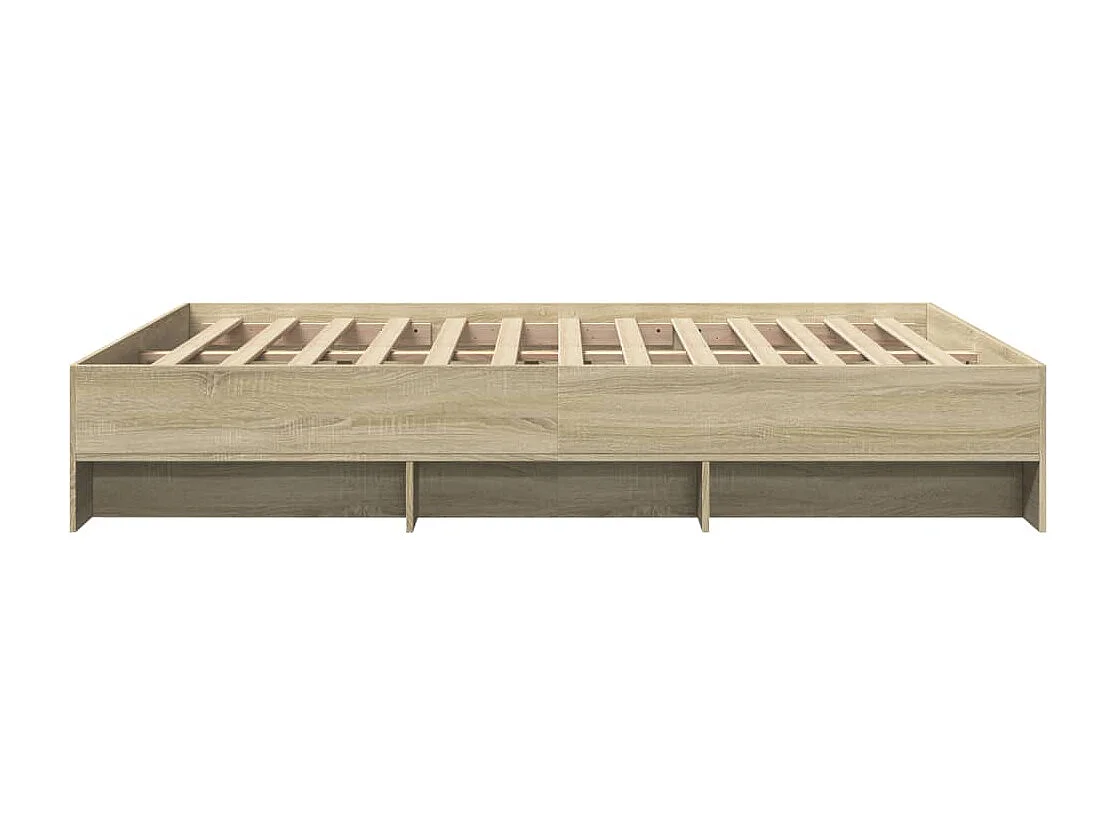 Struttura letto senza materasso in rovere Sonoma 150x200 cm