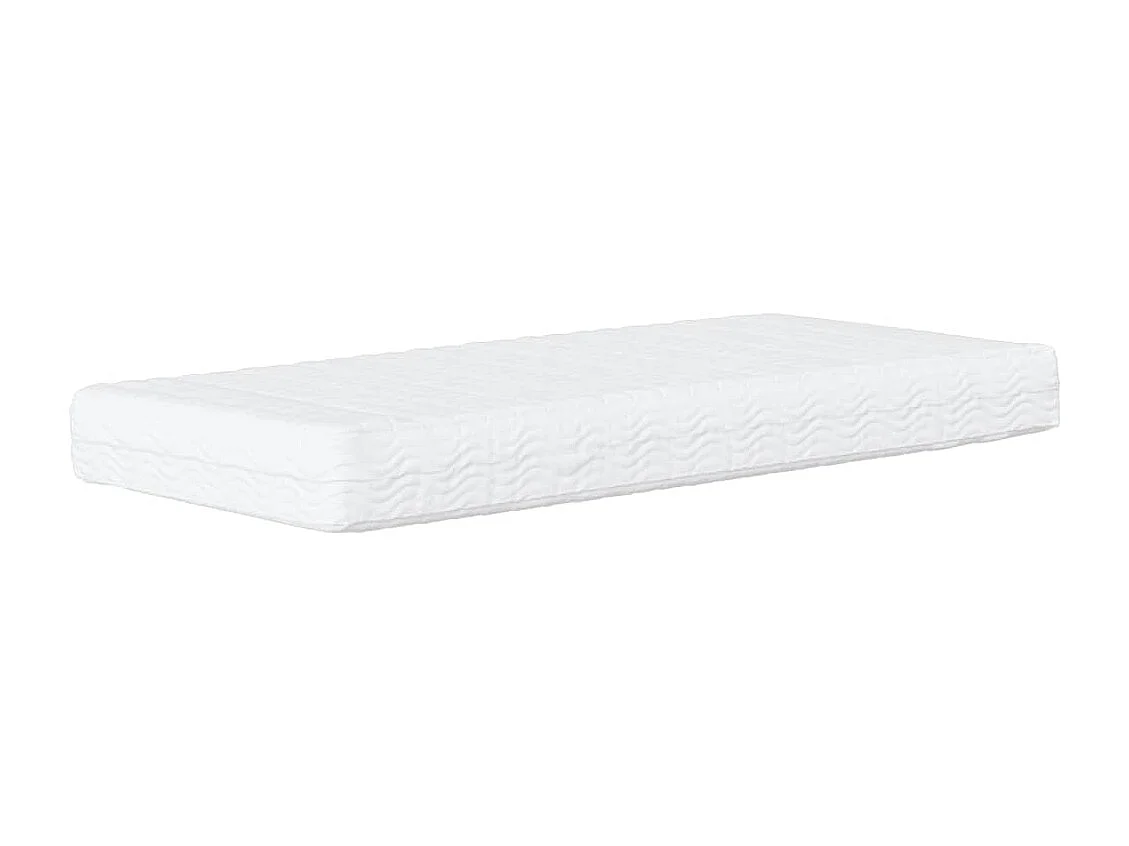 Lit de jour avec matelas gris foncé 100x200 cm tissu