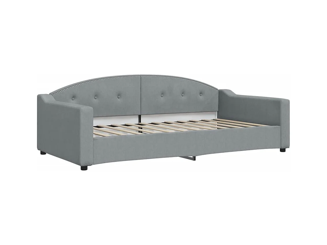 Divano letto con rotelle e cassetti senza materasso 100x200 cm