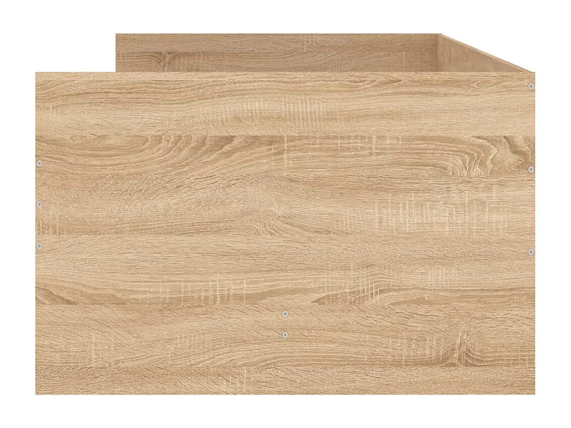 Bedframe met lades zonder matras sonoma eiken 90x190 cm