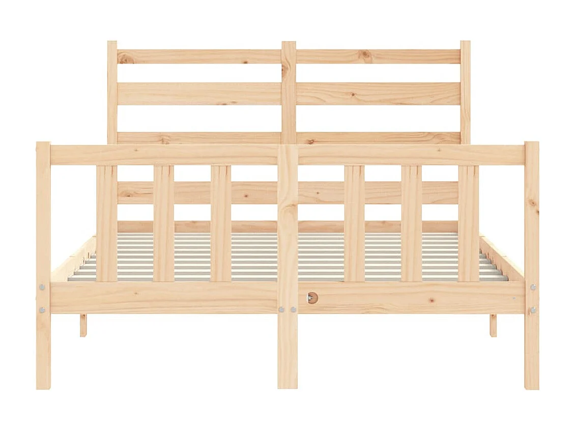 Bedframe zonder matras 140x190 cm massief grenenhout