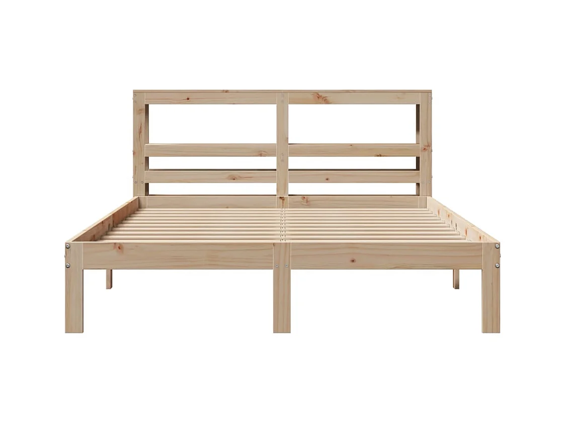 Bettgestell mit Kopfteil ohne Matratze 120x200 cm