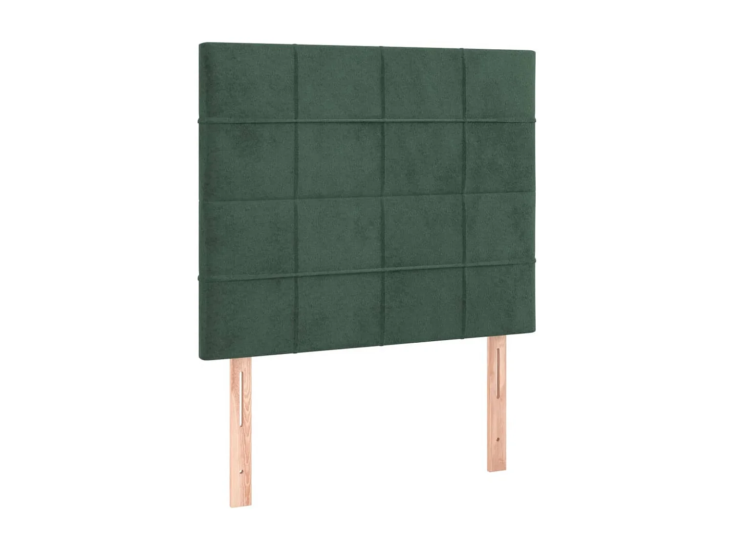 Estructura de cama verde oscuro sin colchón 90x190 cm terciopelo