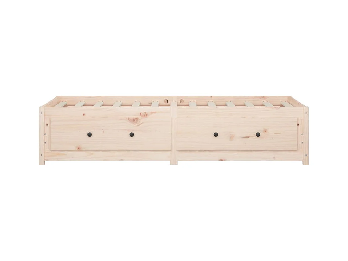 Dagbed zonder matras 90x200 cm massief grenenhout