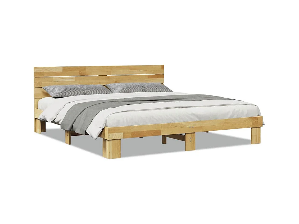 Struttura letto con testiera senza materasso 180 x 200 cm