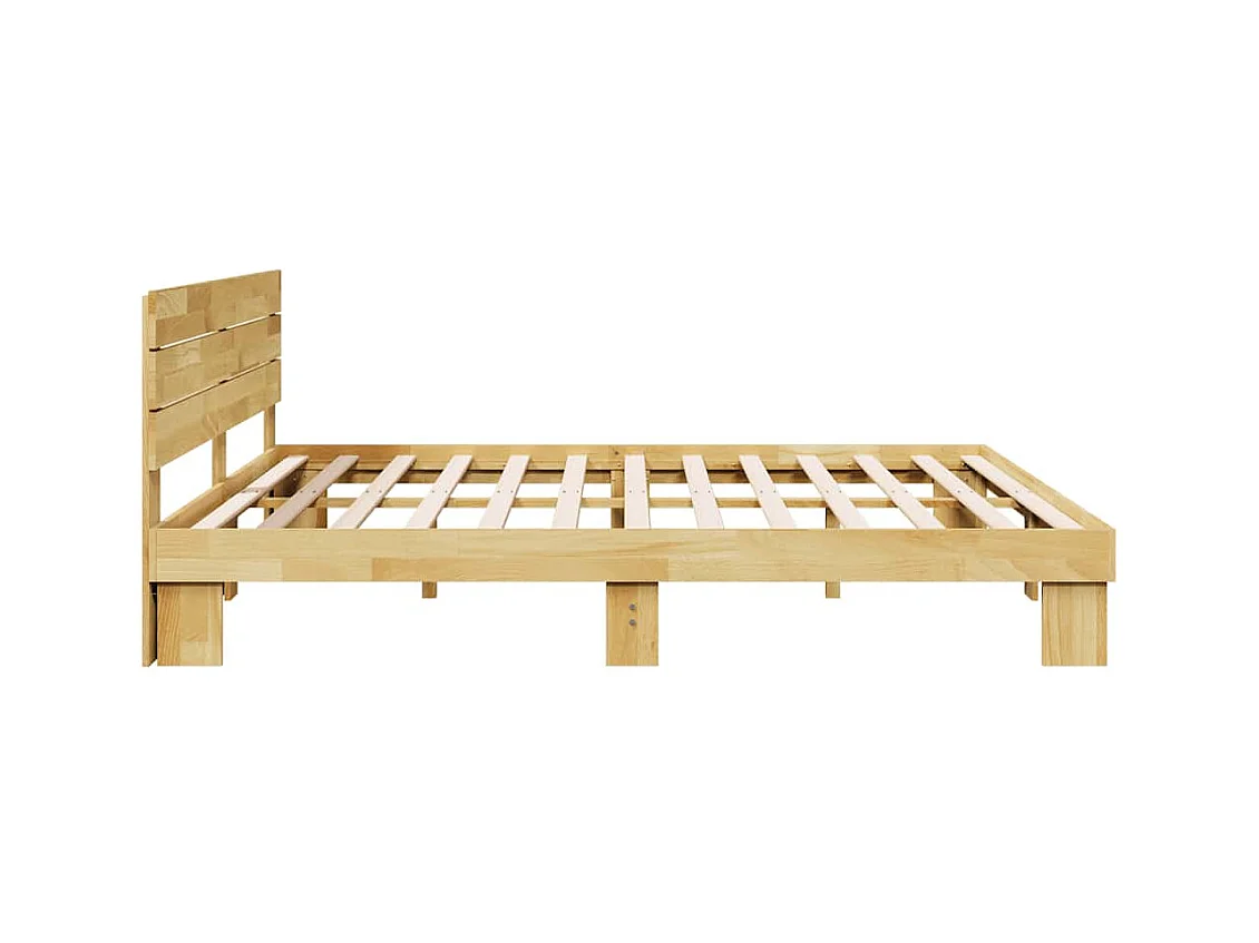 Struttura letto con testiera senza materasso 180 x 200 cm