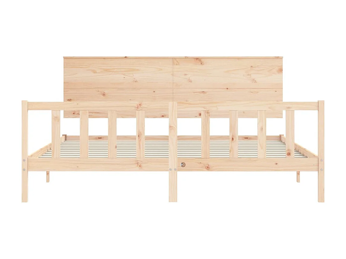 Bedframe zonder matras van massief grenenhout