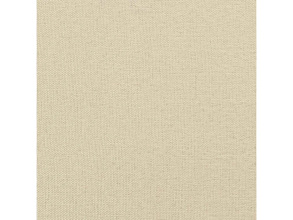 Hoekbedframe met hoofdbord Crème 90 x 200 cm