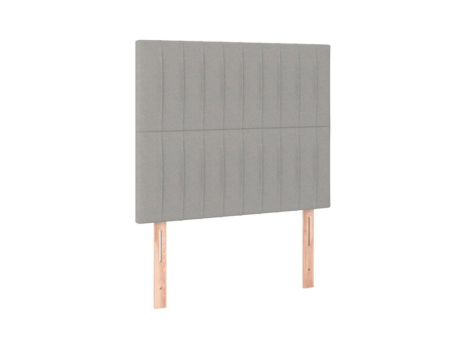 Bedframe zonder matras lichtgrijs 90x200 cm stof