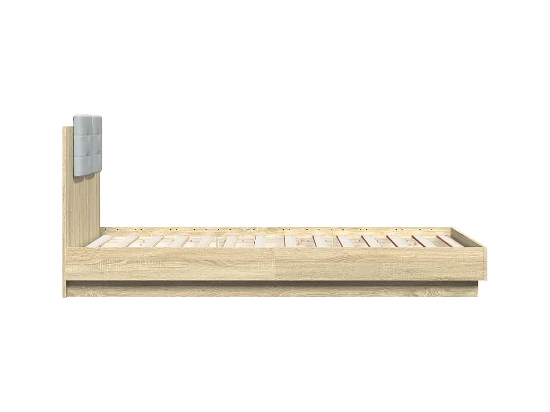 Bedframe zonder matras Sonoma eiken 90x190 cm
