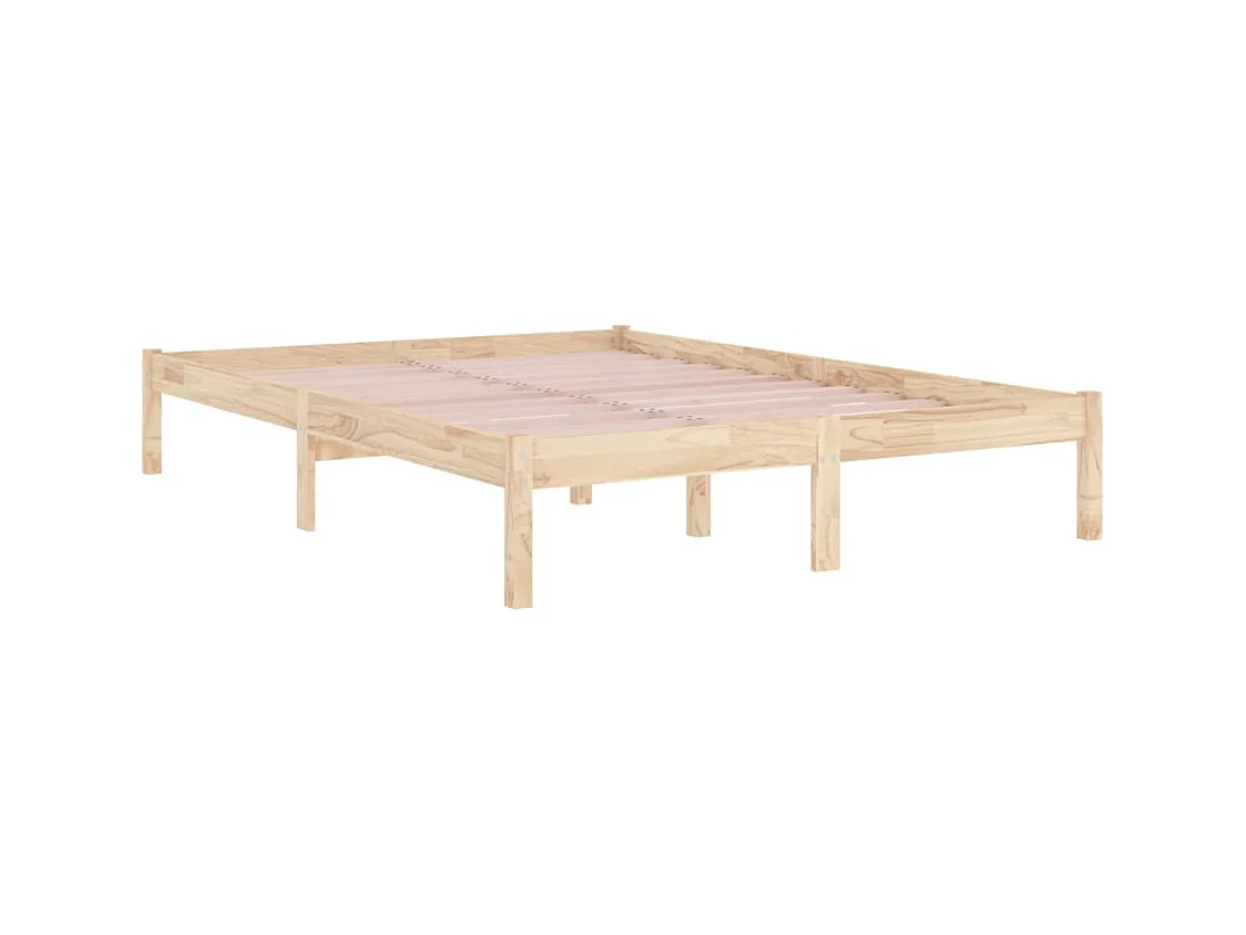 Bedframe zonder matras 200x200 cm massief hout