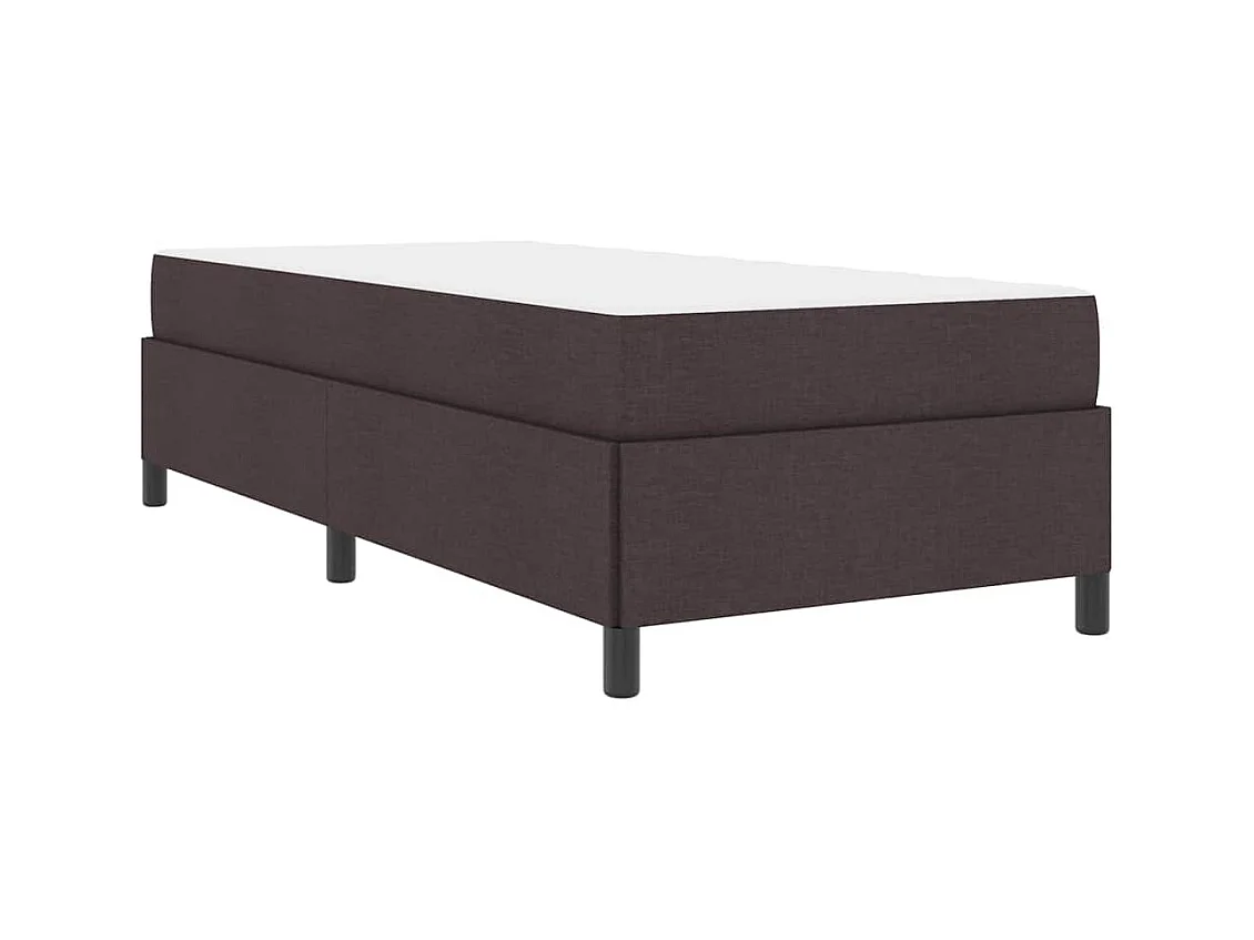 Letto a molle marrone e nero 90 x 190 cm