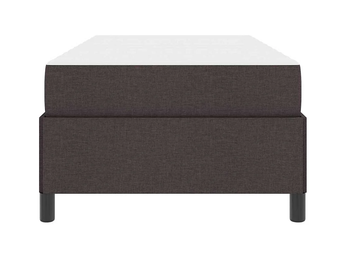 Letto a molle marrone e nero 90 x 190 cm