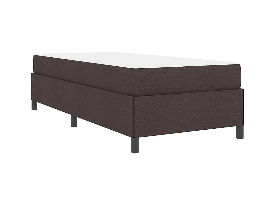 Letto a molle marrone e nero 90 x 190 cm