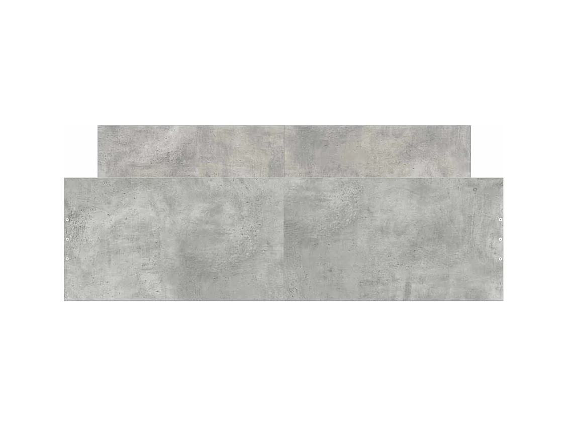 Betongrijs bedframe zonder matras 150x200 cm