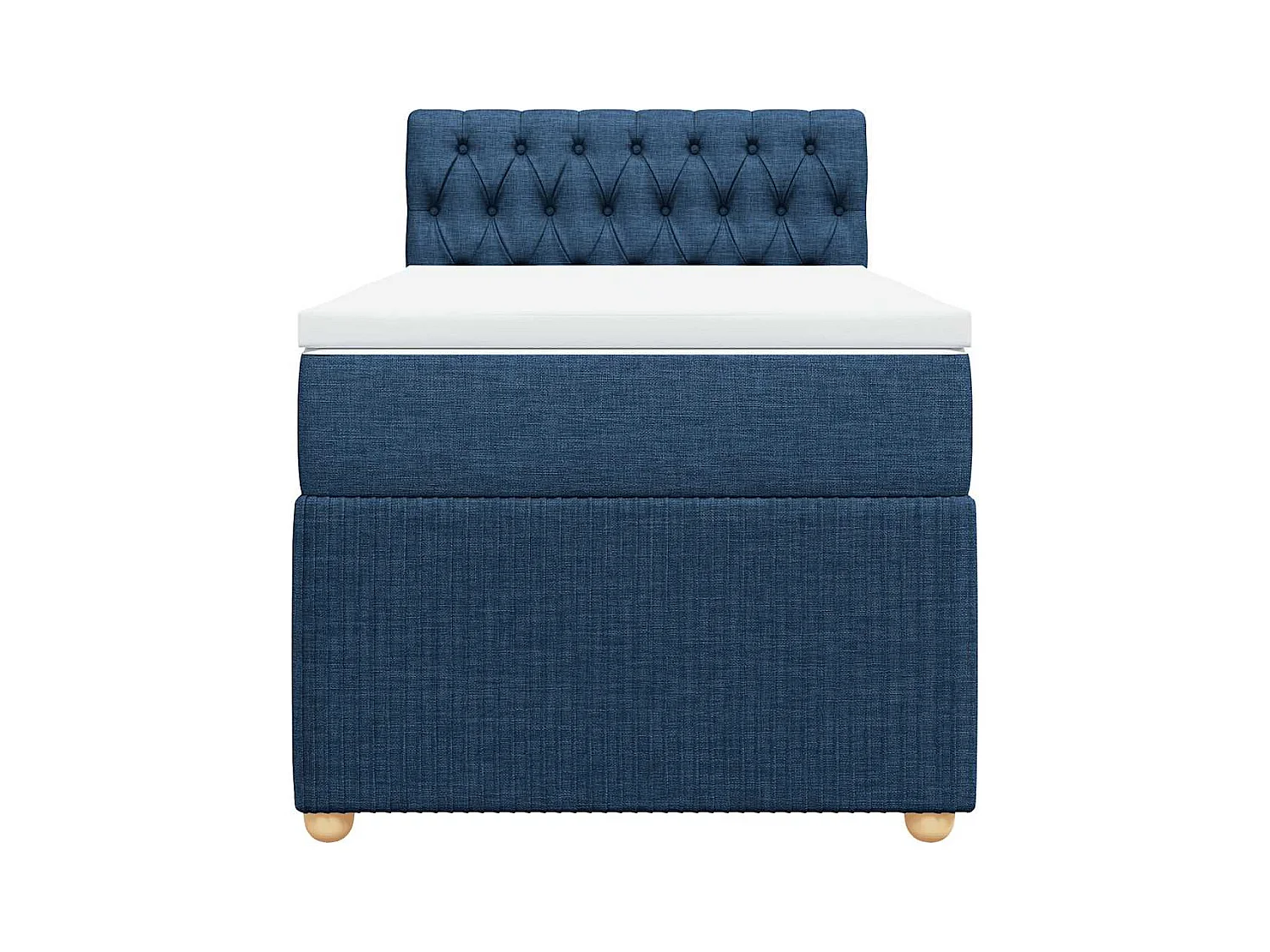 Rete a doghe con materasso Tessuto Blu 90x200 cm