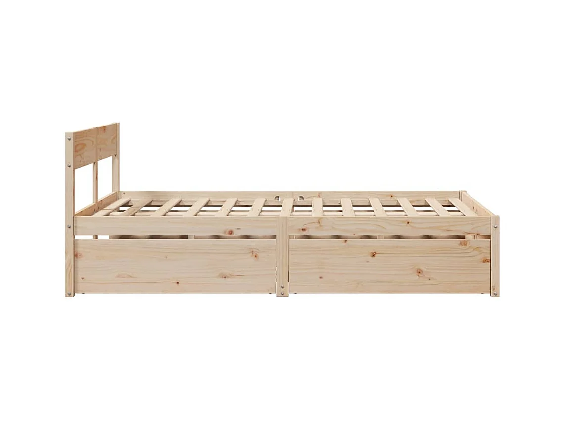 Bedframe zonder matras 120x200 cm massief grenenhout