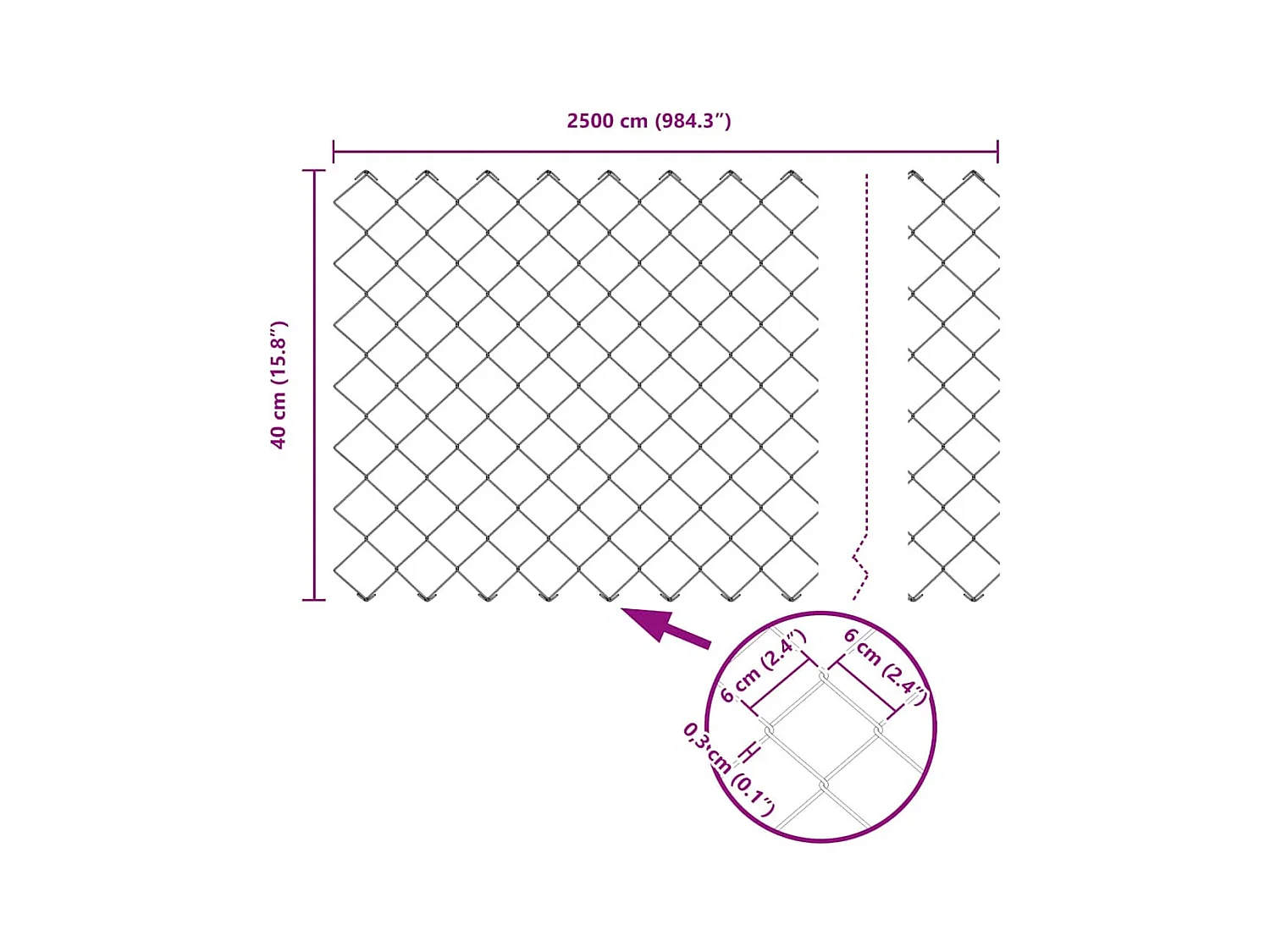 Cadre de lit sans matelas Rose Velours 180x200 cm