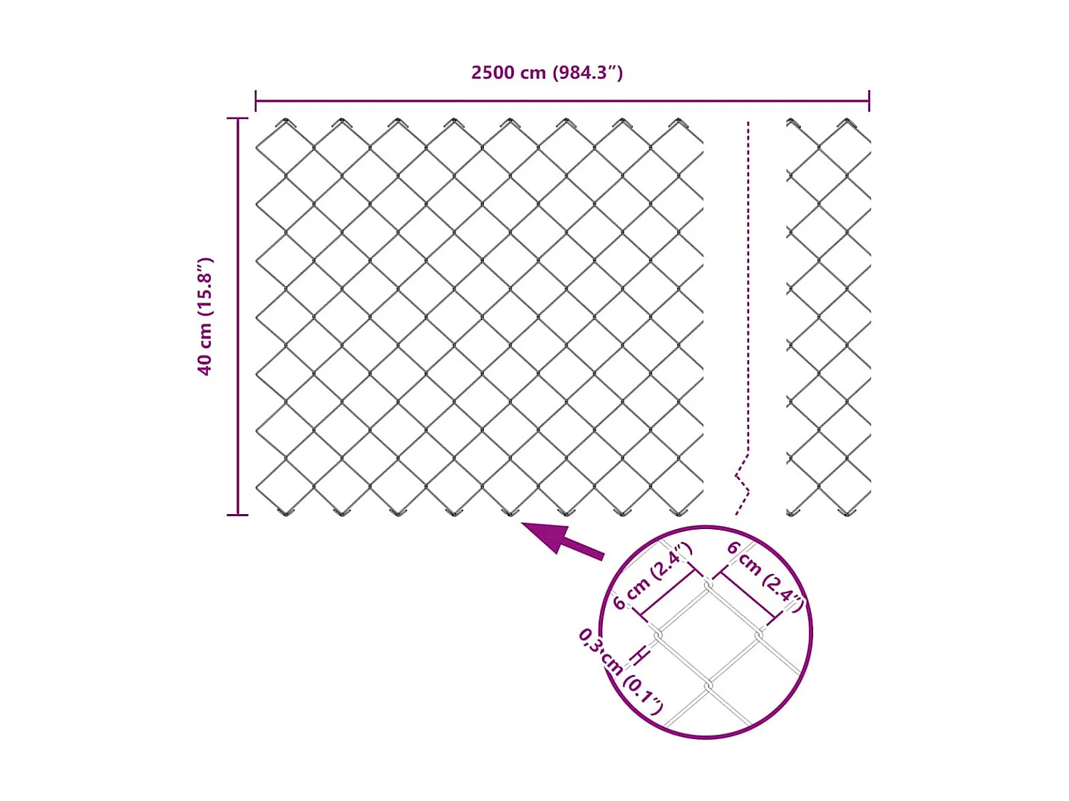 Cadre de lit sans matelas Rose Velours 180x200 cm