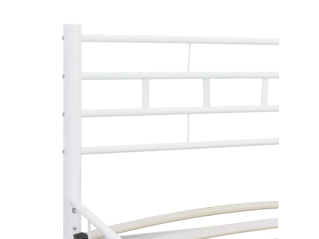 Bedframe zonder matras wit metaal 180x200 cm