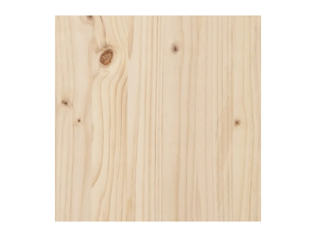 Struttura letto senza materasso 200x200 cm in legno massello di pino