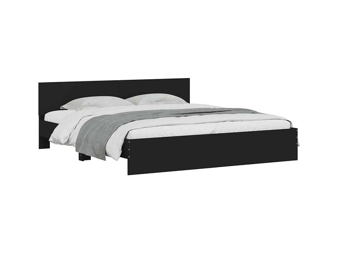 Bedframe zonder matras zwart 180x200 cm