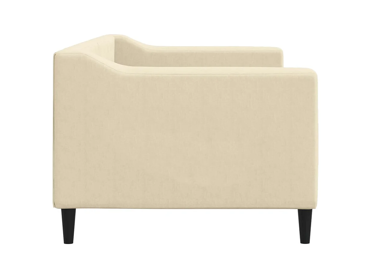 Daybed zonder matras crème 80x200 cm stof