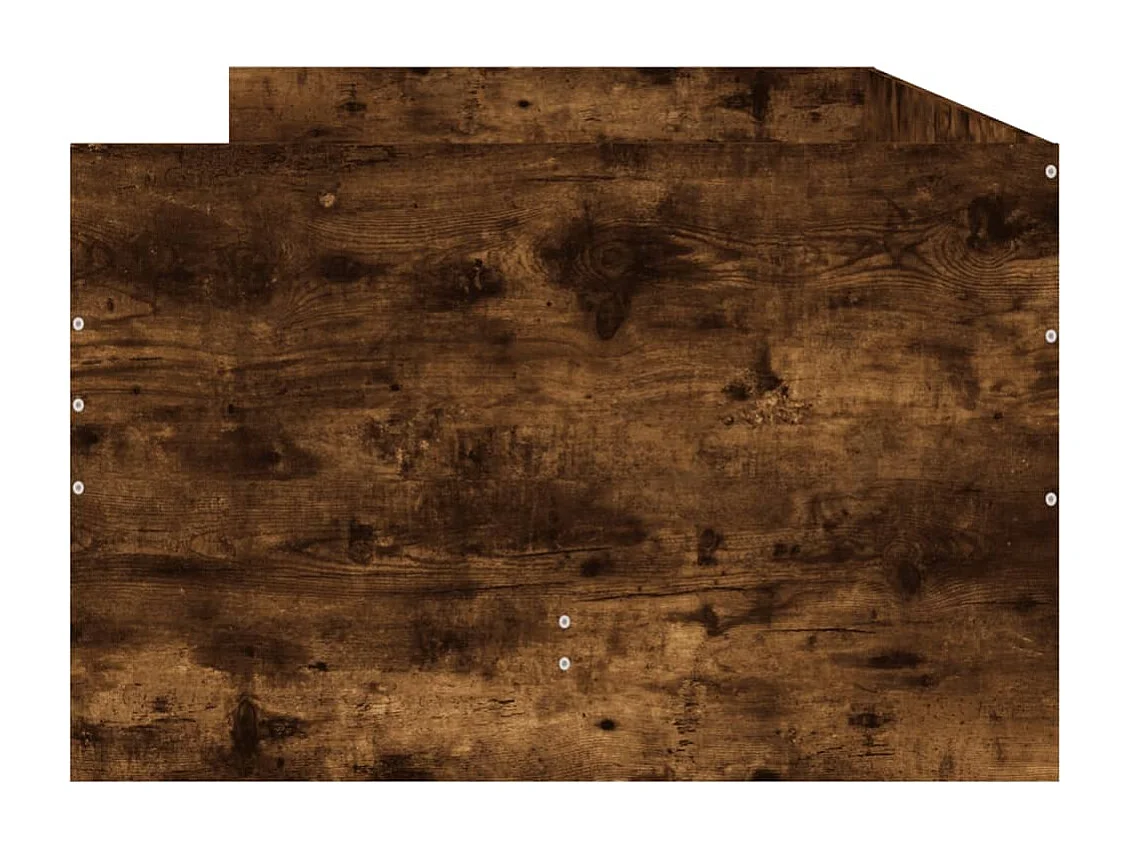 Bedframe zonder matras gerookt eiken 75x190 cm