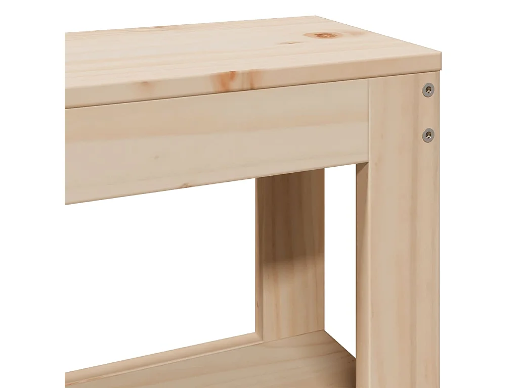 Struttura letto senza materasso 160x200 cm in legno massello di pino