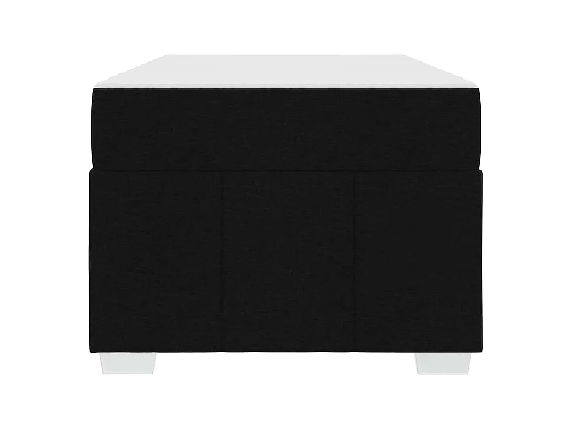 Struttura letto con materasso Tessuto nero 90 x 200 cm