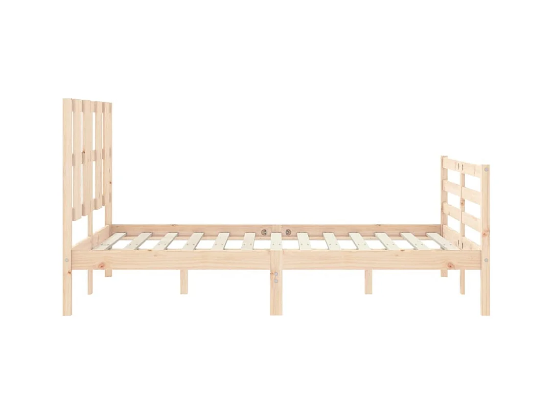 Bedframe zonder matras 140x200 cm massief hout