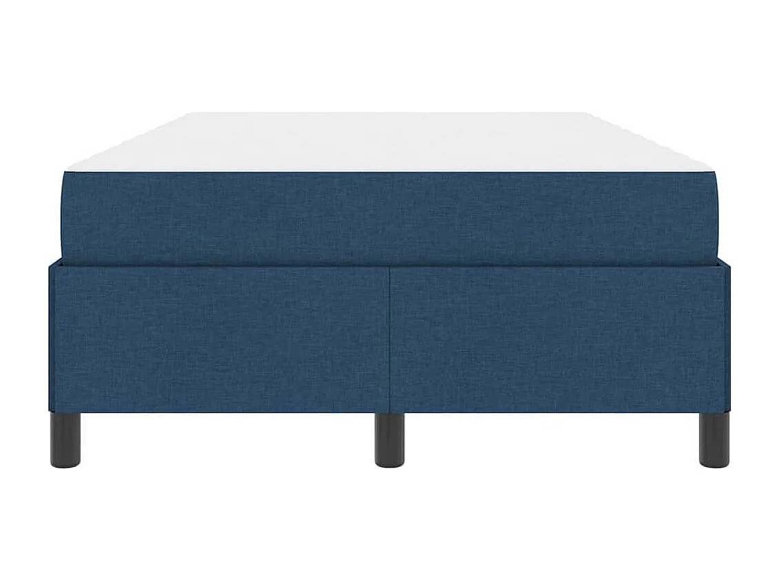 Lit à ressorts Bleu et Noir 120 x 200 cm