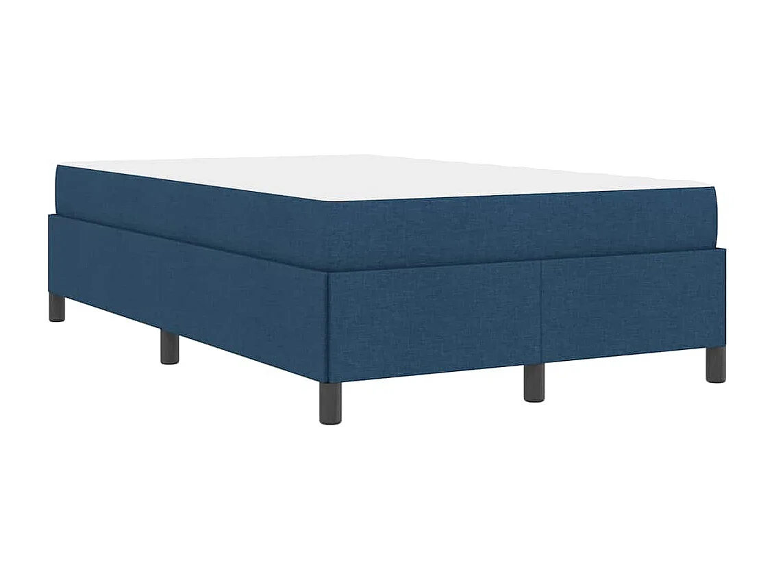 Lit à ressorts Bleu et Noir 120 x 200 cm