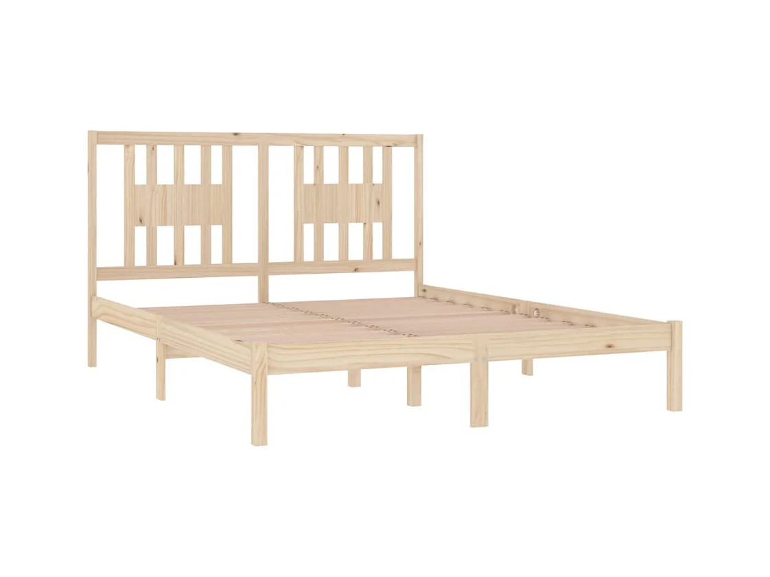 Bettgestell aus massivem Kiefernholz 160x200 cm