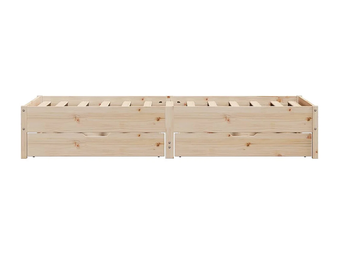 Bedframe zonder matras 90x200 cm massief grenenhout