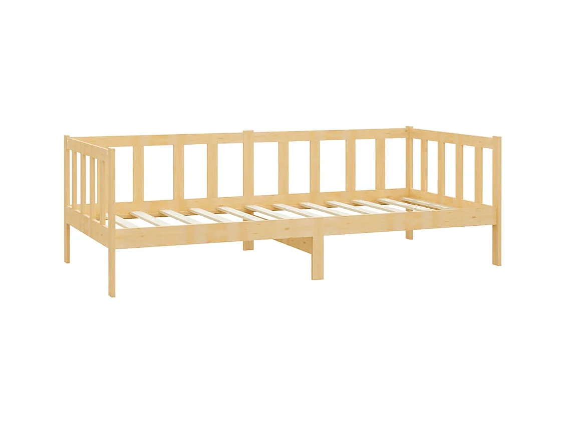 Lit de jour sans matelas avec tiroirs 90x200 cm bois pin massif