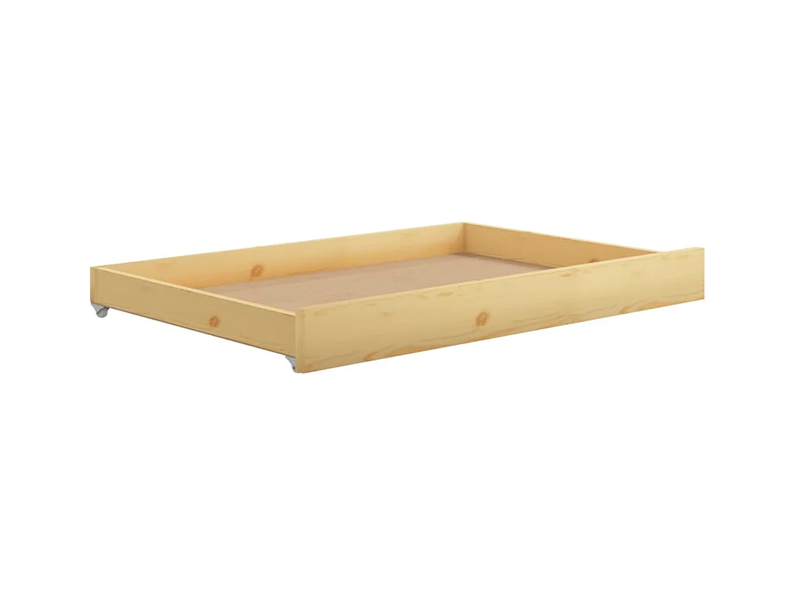 Lit de jour sans matelas avec tiroirs 90x200 cm bois pin massif