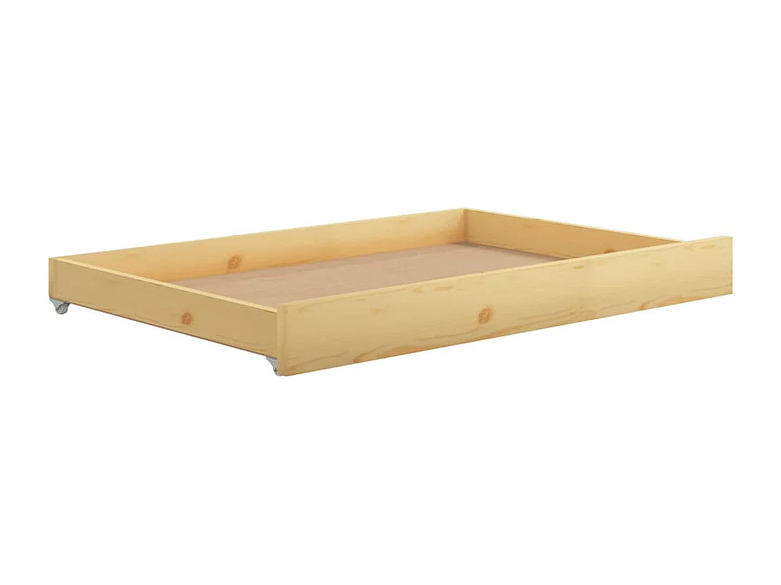 Lit de jour sans matelas avec tiroirs 90x200 cm bois pin massif