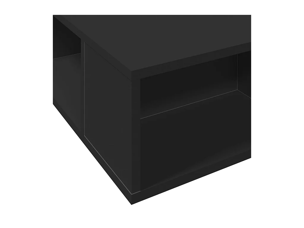 Struttura letto senza materasso nero 100x200 cm