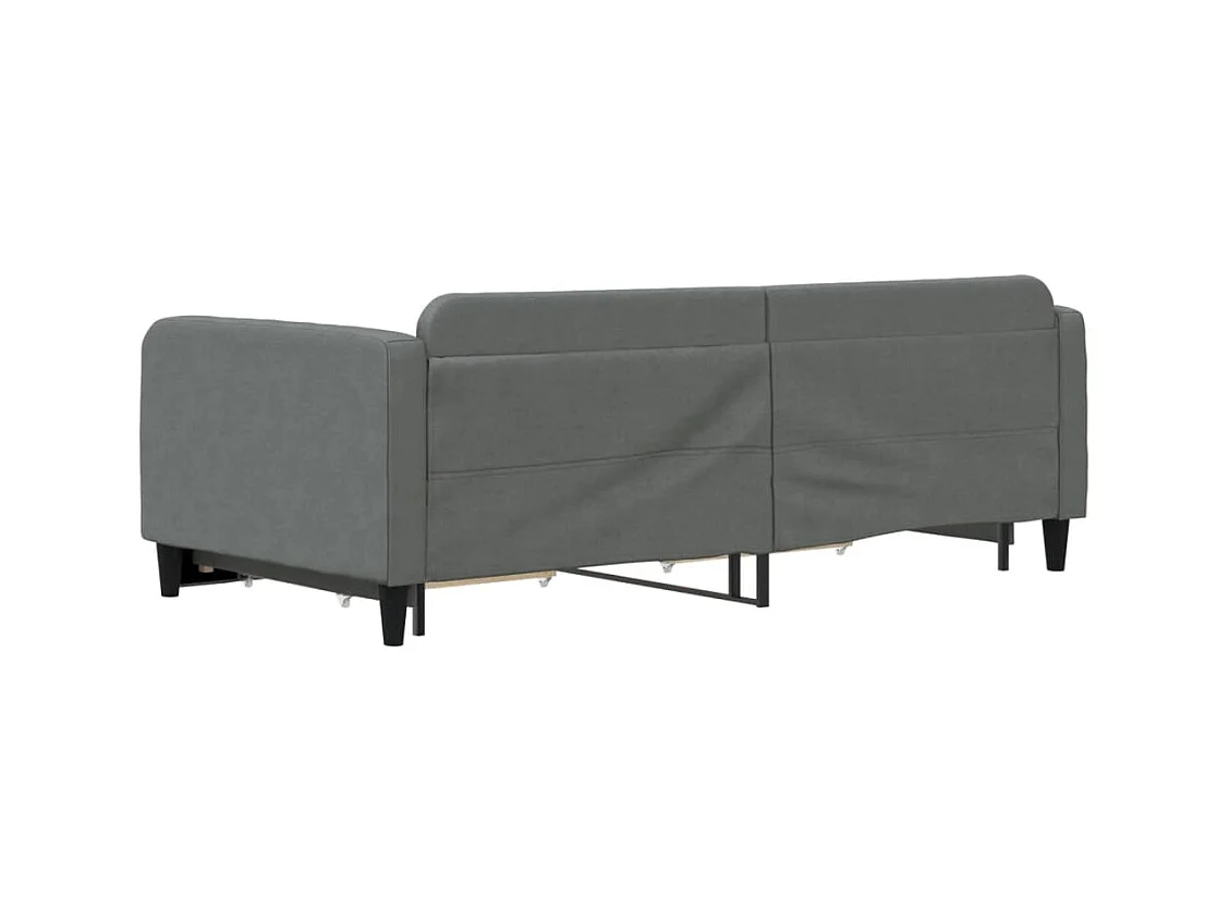 Divano letto con rotelle e cassetti senza materasso 100x200 cm