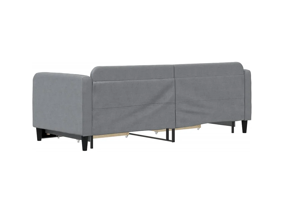 Lit de jour avec gigogne et tiroirs sans matelas 80x200 cm