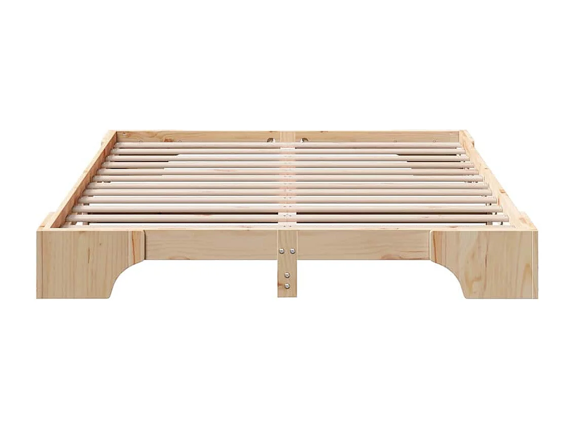 Cadre de lit Pin massif 150 x 200 cm Bois massif en pin