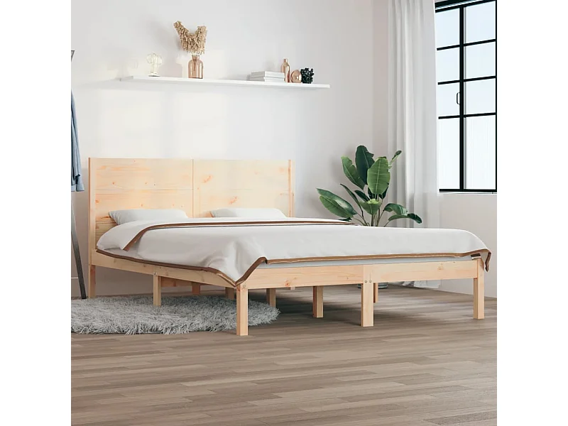 Bedframe zonder matras 160x200 cm massief grenenhout