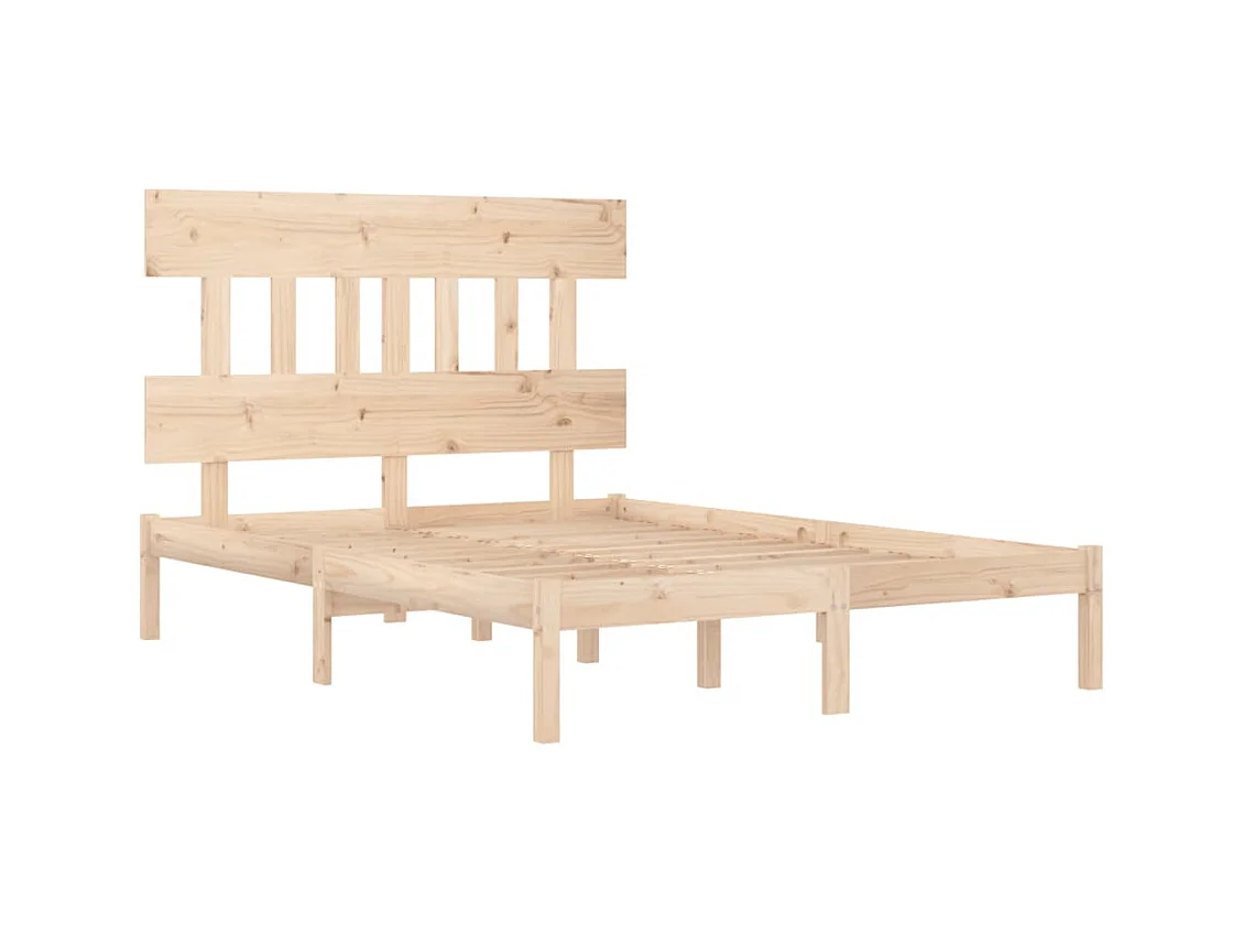 Bettgestell ohne Matratze 160x200 cm Massivholz