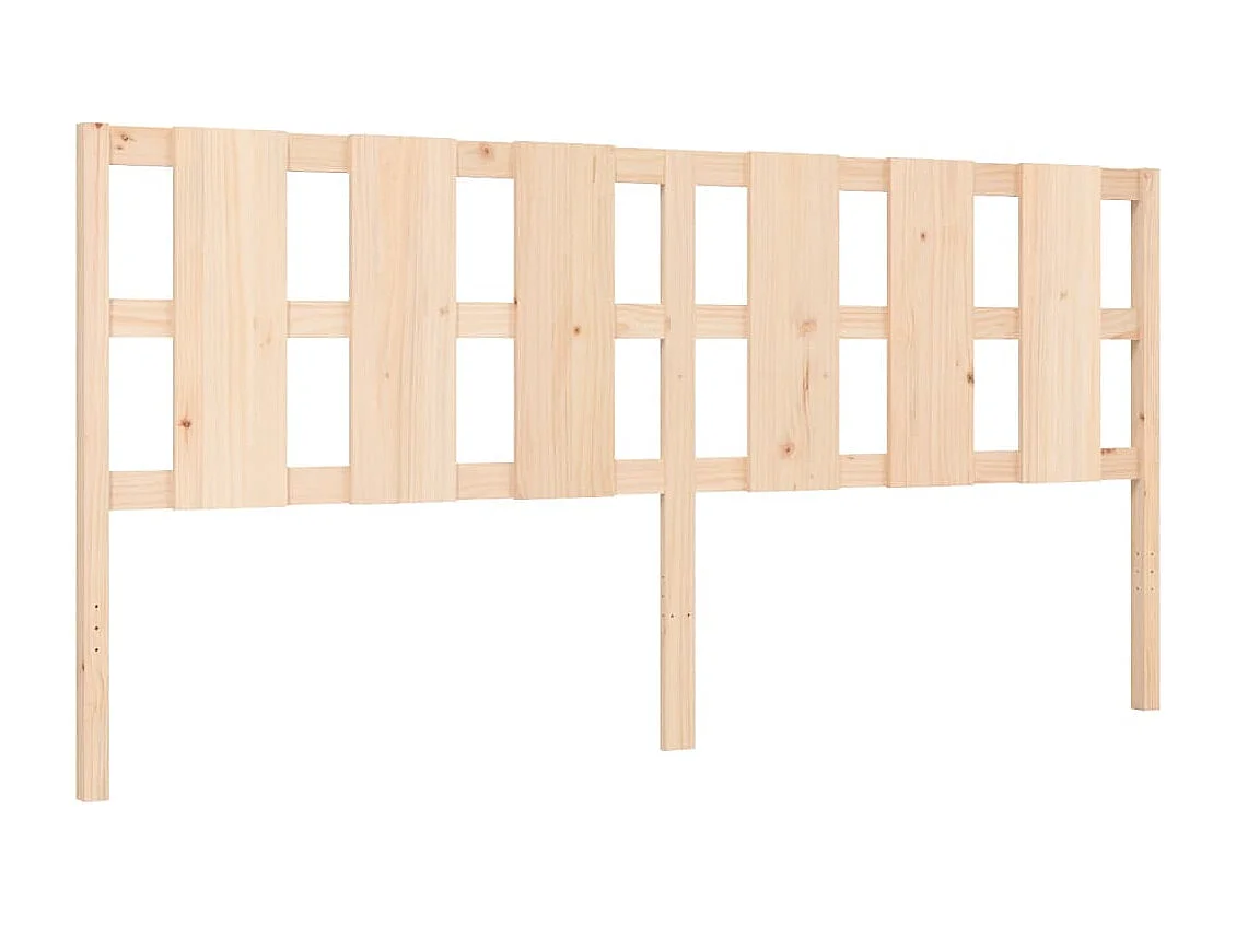 Cadre de lit sans matelas 200x200 cm bois massif