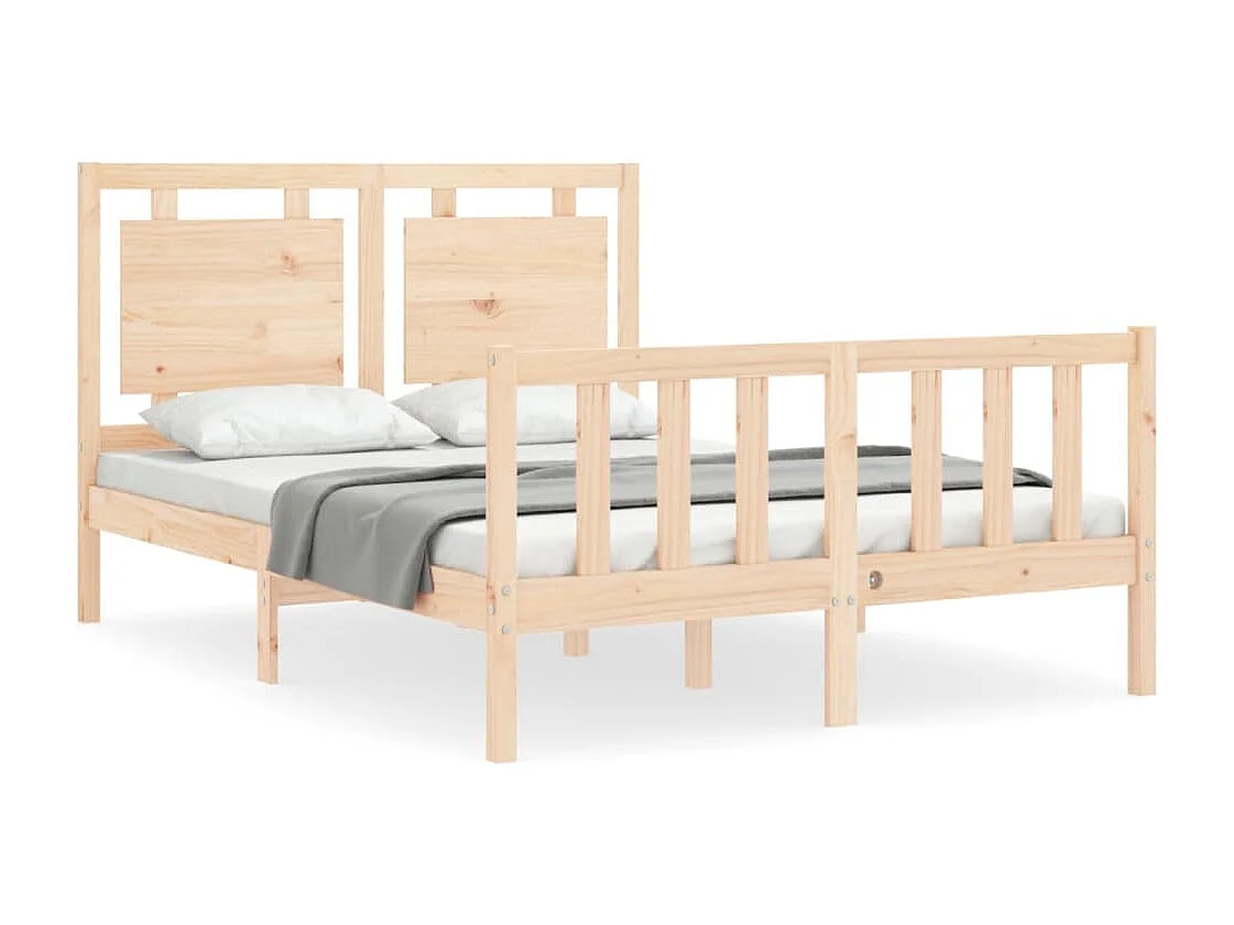 Bedframe zonder matras van massief grenenhout