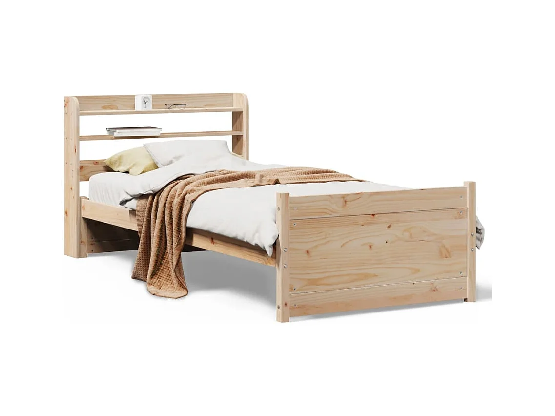 Bedframe met hoofdbord zonder matras 90x190 cm