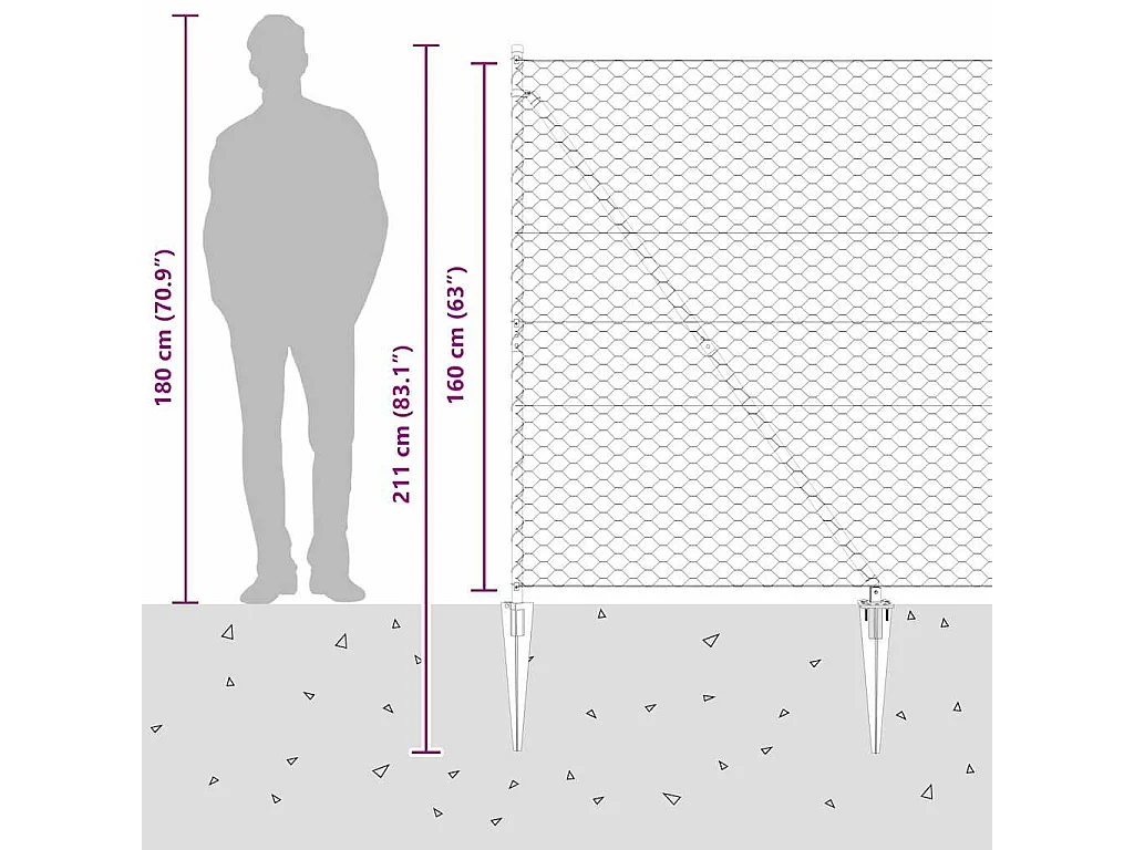 Sommier à lattes de lit avec matelas Taupe 90x200 cm Tissu