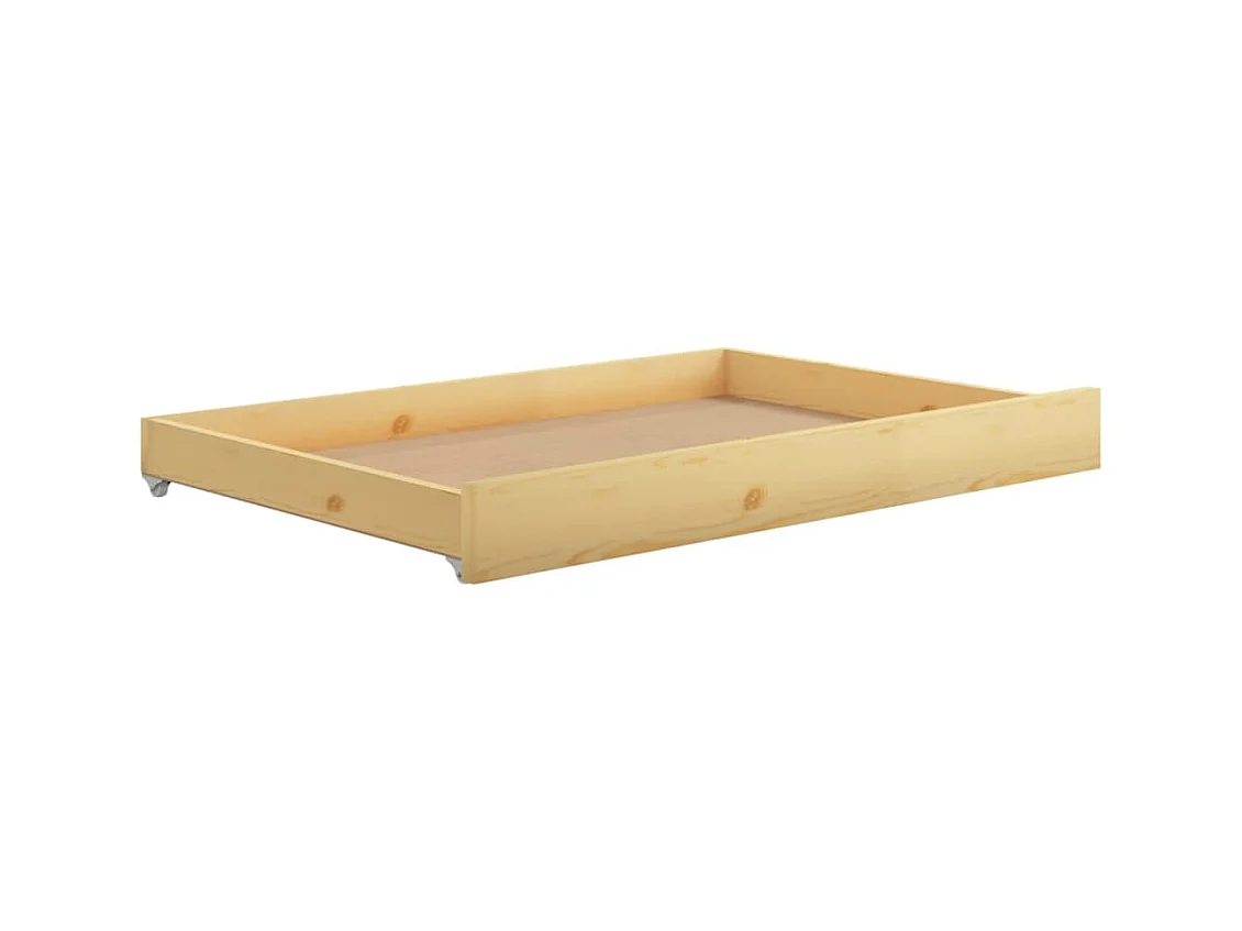 Dagbed zonder matras met lades 90x200 cm massief grenenhout