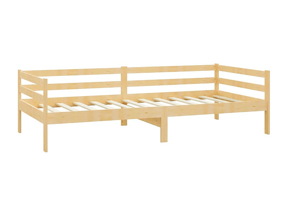 Lit de jour sans matelas avec tiroirs 90x200 cm bois pin massif